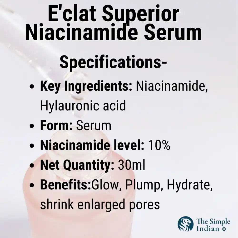 E'clat Superior Niacinamide Serum