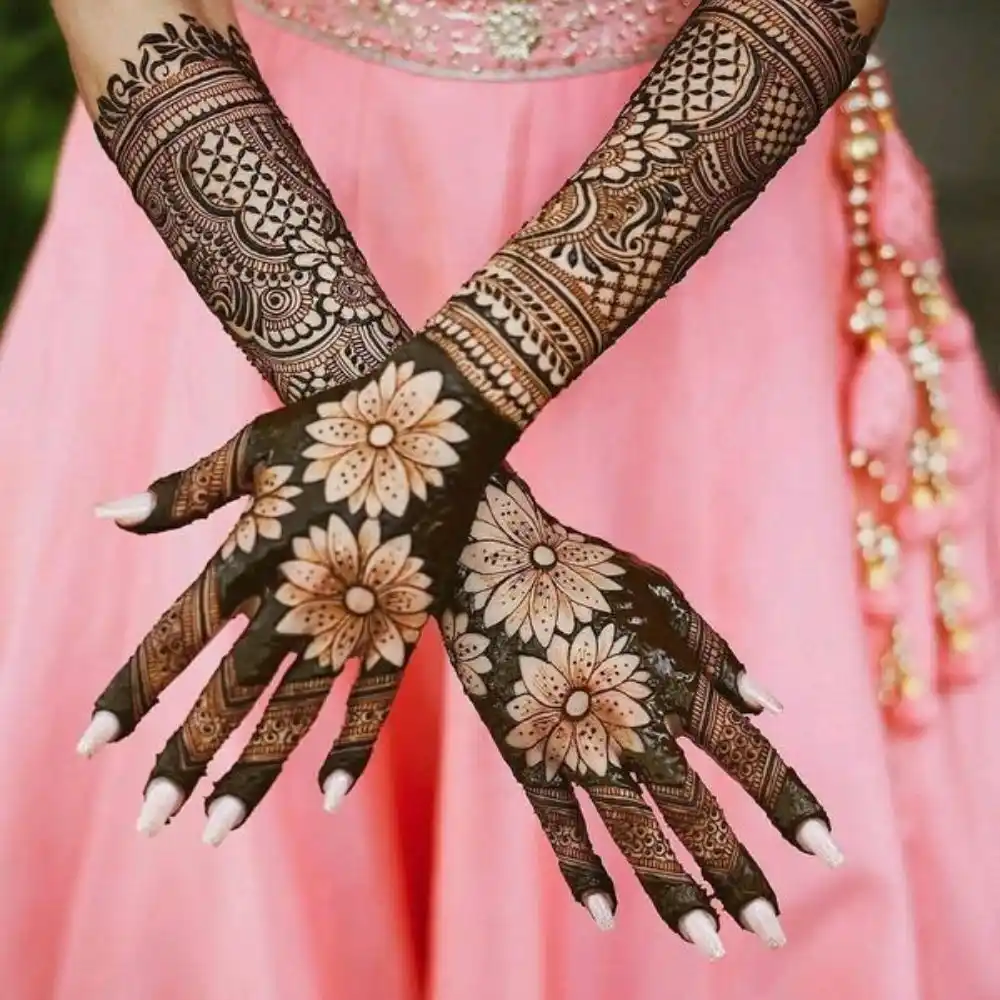 Bridal Simple Mehndi designs