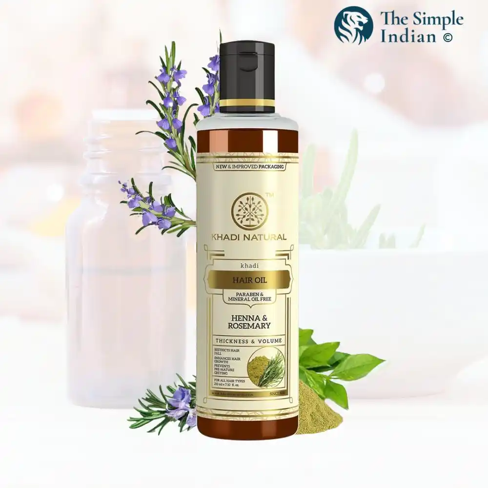 Best Rosemary Oil for Hair: Khadi Natural Rosemary Oil