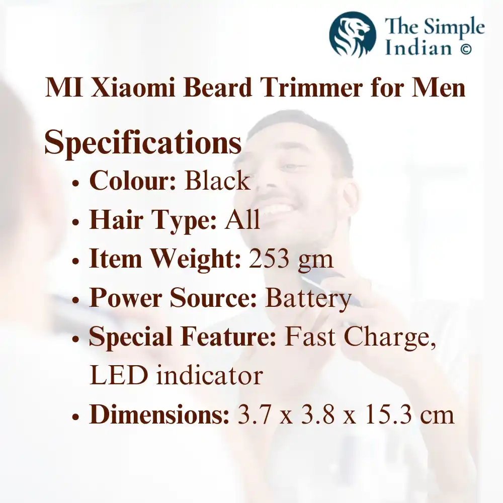 MI Xiaomi Beard Trimmer for Men